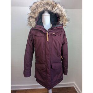 Fjallraven Nuuk Parka - Womens XS - Dark Garnet -